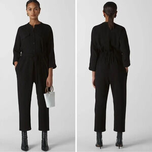 NWT whistles utility crepe jumpsuit